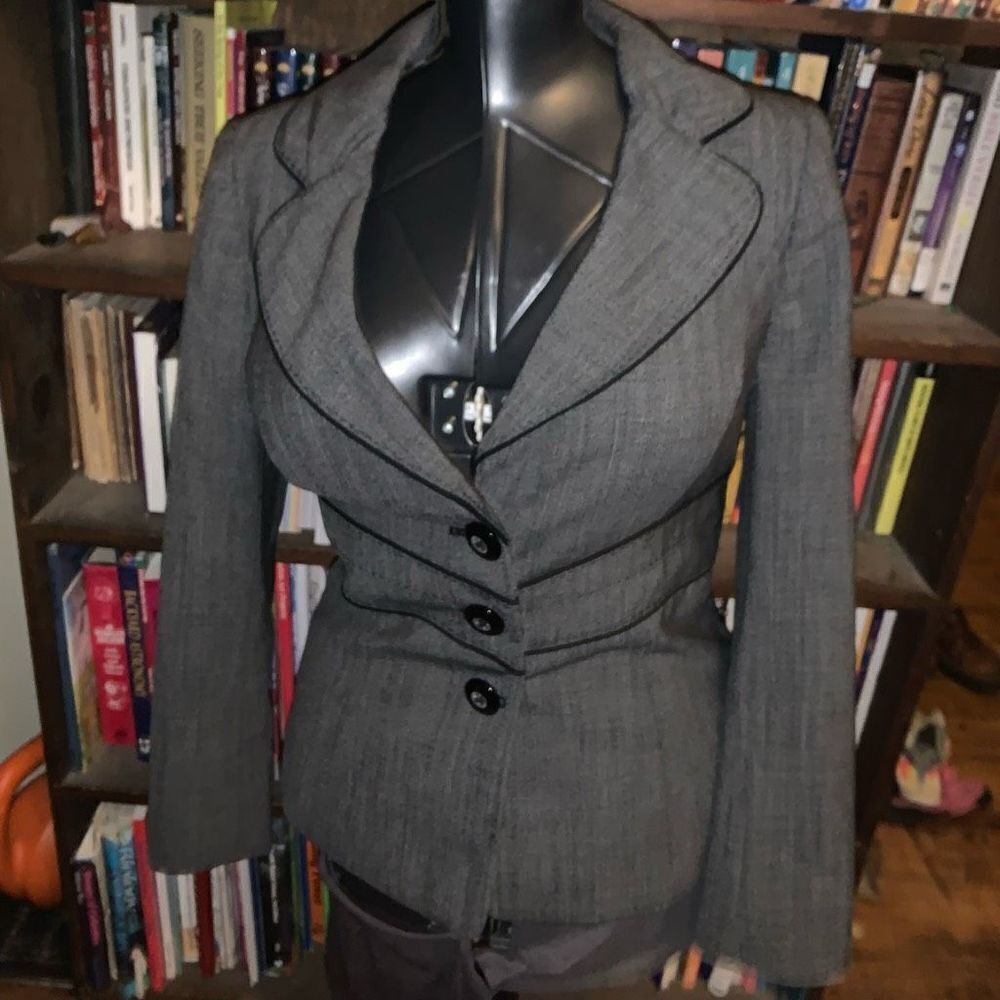 Classiques Entier Nordstroms heathered gray romantic 6 blazer